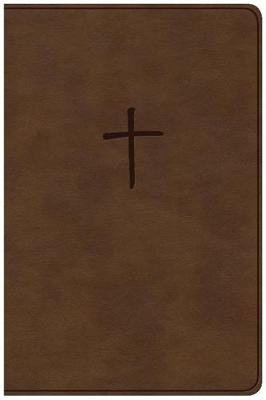 CSB Compact Bible, Brown LeatherTouch, Value Edition