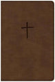 CSB Compact Bible, Brown LeatherTouch, Value Edition