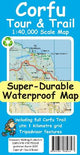 Corfu Tour & Trail Super-Durable Map