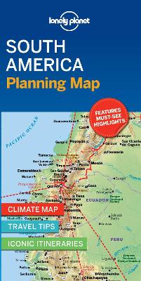 Lonely Planet South America Planning Map 1