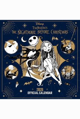 THE NIGHTMARE BEFORE CHRISTMAS 2026 SQUARE CALENDAR