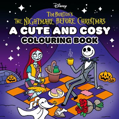 Disney Tim Burton's The Nightmare Before Christmas: A Cute and Cosy Colouring Book