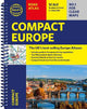 Philip's Compact Atlas Europe: A5 Spiral with the Top 300 tourist sites