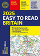 2025 Philip's Easy to Read Road Atlas of Britain: (A4 Paperback)