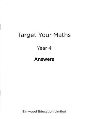 Target Your Maths Year 4 Answer Book