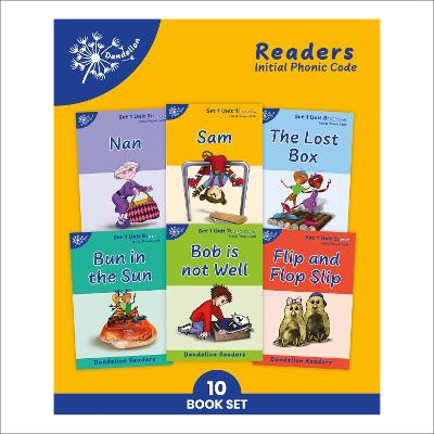 Phonic Books Dandelion Readers Set 1 Units 1-10: Sounds of the alphabet and adjacent consonants