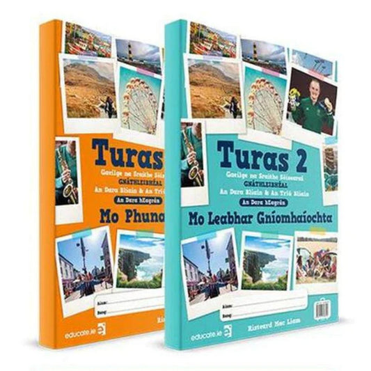 Turas 2 - Junior Cycle Irish - 2nd / New Edition Portfolio and Activity Book - Only