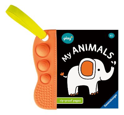 Ravensburger Play+ Infant & Toddler - Flip & Pop: My Animals: teething book