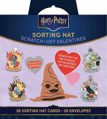 Harry Potter: Sorting Hat Scratch-Off Valentines: School Valentines