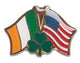 Ireland and USA design pin - Irish pins & badges
