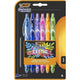 BIC - 6 Gelocity Quick Dry 0.7mm Gel Pens - Exotic Colours