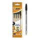 BIC - Packet of 4 Cristal Original Ballpoint Pens - Black