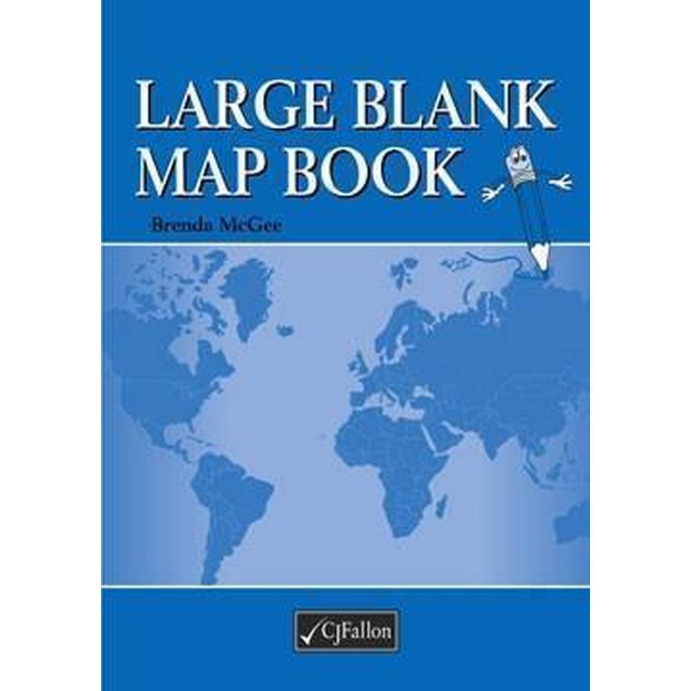 LARGE BLANK MAP BOOK