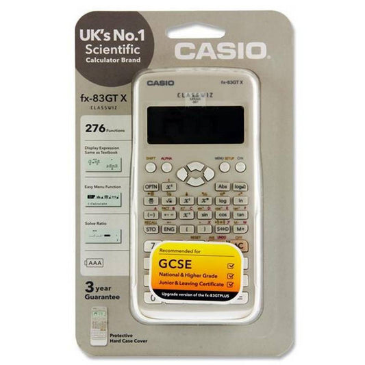Casio fx-83GT X - Scientific Calculator - 276 Functions - Grey/White