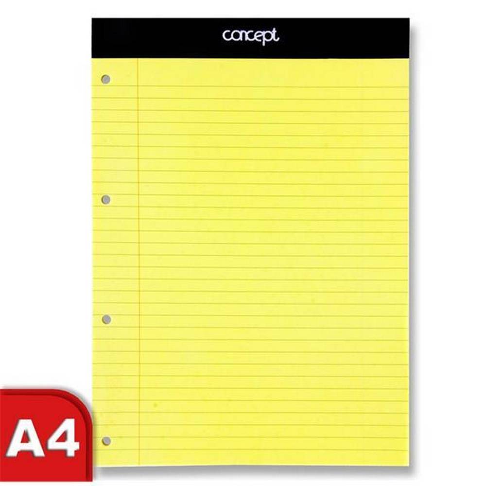 Concept A4 Legal Pad 50 Sheets