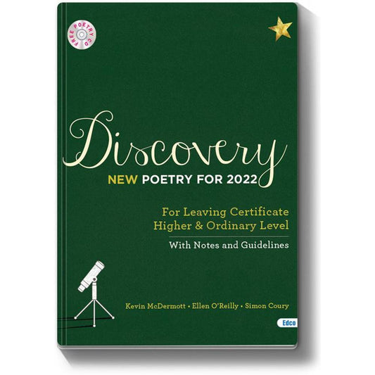 DISCOVERY - NEW POETRY FOR 2022 - HIGHER & ORDINARY LEVEL - TEXTBOOK AND STUDENT PORTFOLIO - SET - OLD EDITION