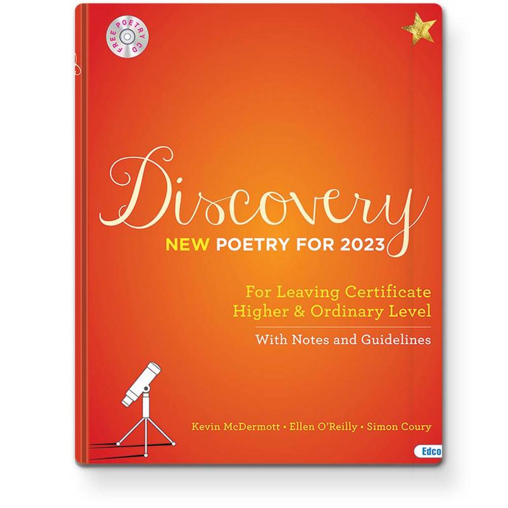 DISCOVERY - NEW POETRY FOR 2023 - HIGHER & ORDINARY LEVEL - TEXTBOOK AND STUDENT PORTFOLIO - SET