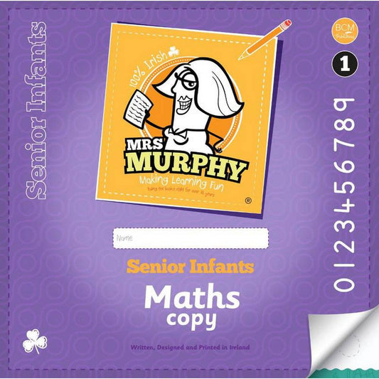Mrs Murphy's Maths Copies - Pack of 2 - Senior Infants
