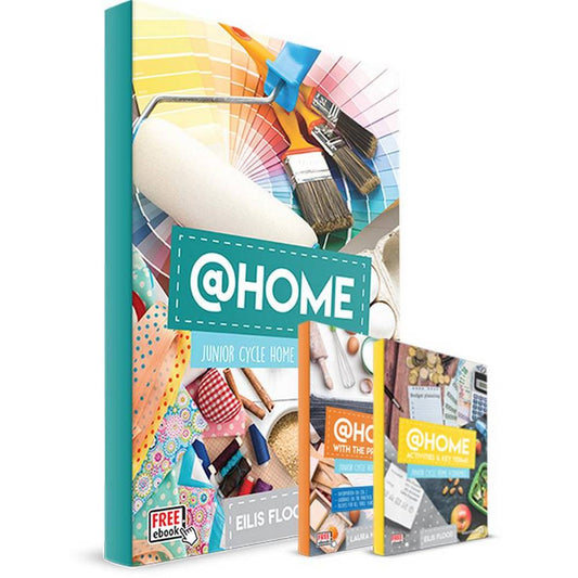 '@HOME - TEXTBOOK & ACTIVITIES AND KEY TERMS BOOK & PRACTICAL BOOK SET