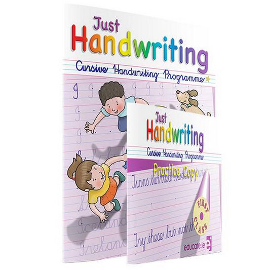 JUST HANDWRITING - FIRST CLASS CURSIVE + PRACTICE COPY