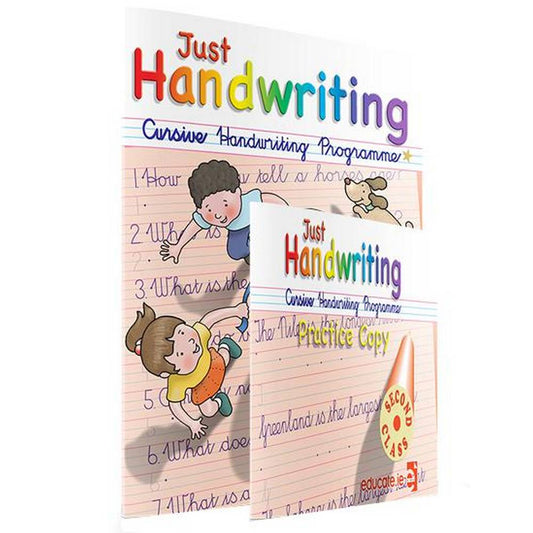 JUST HANDWRITING - SECOND CLASS CURSIVE + PRACTICE COPY