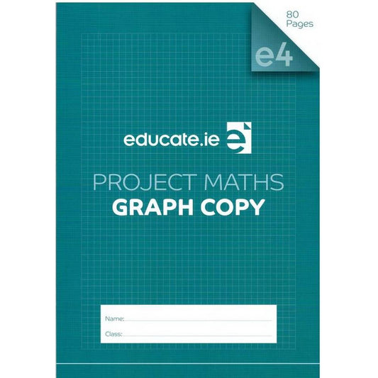 Project Maths Graph Copy A4 - 80 Page