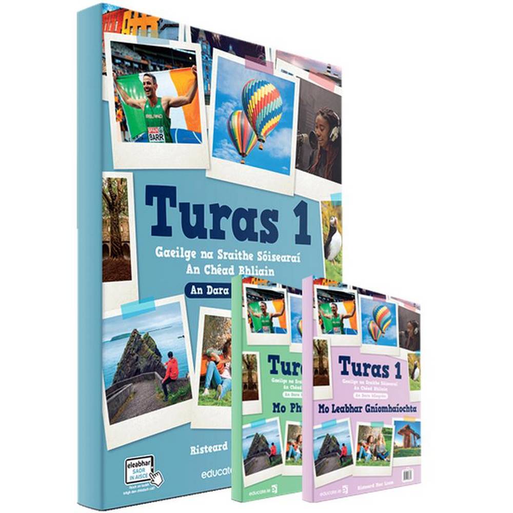 TURAS 1 - 2ND / NEW EDITION (2021) - TEXTBOOK & COMBINED PORTFOLIO & ACTIVITY BOOK SET