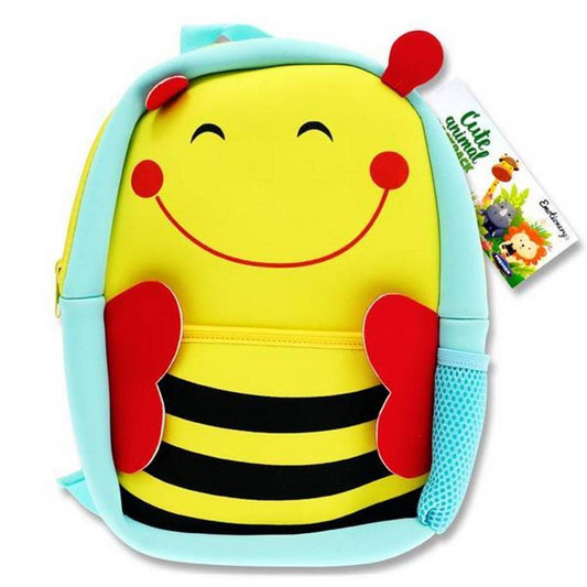 Emotionery Neoprene Cute Animal Junior Backpack - Bee