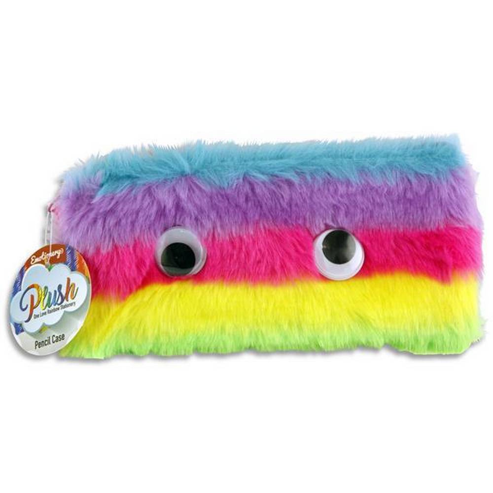 Emotionery Plush Pencil Case - One Love Rainbow Stationery