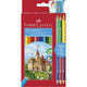 Eco Colour Pencils Box 12 With 3 Free Bi-Colours + Sharpener