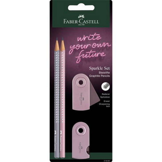 Faber Castell - Grip Sparkle Set - Rose Shadows