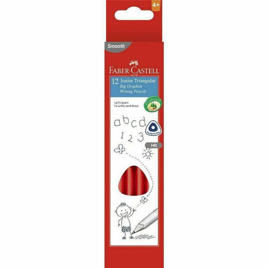Junior Triangular Graphite Pencils - Box of 12