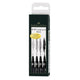 Pitt Artist Pen - Black Wallet of 4 (S,F,M,B)