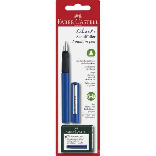 School Fountain Pen Set Blue