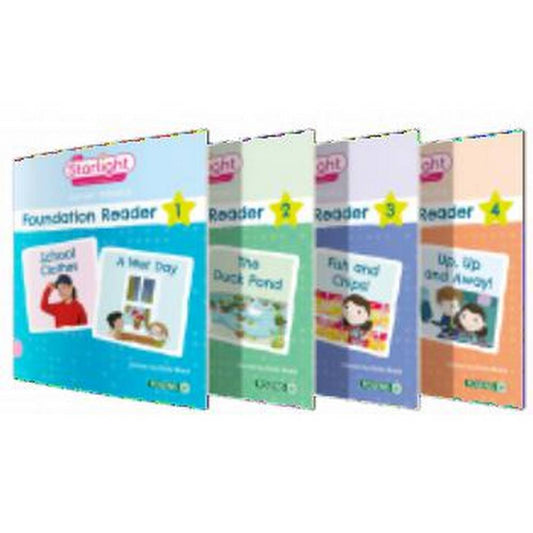 STARLIGHT - JUNIOR INFANTS - FOUNDATION LEVEL READERS 1-4 PACK