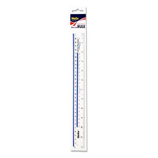 Helix 12"/30cm Shatter Resistant Ruler