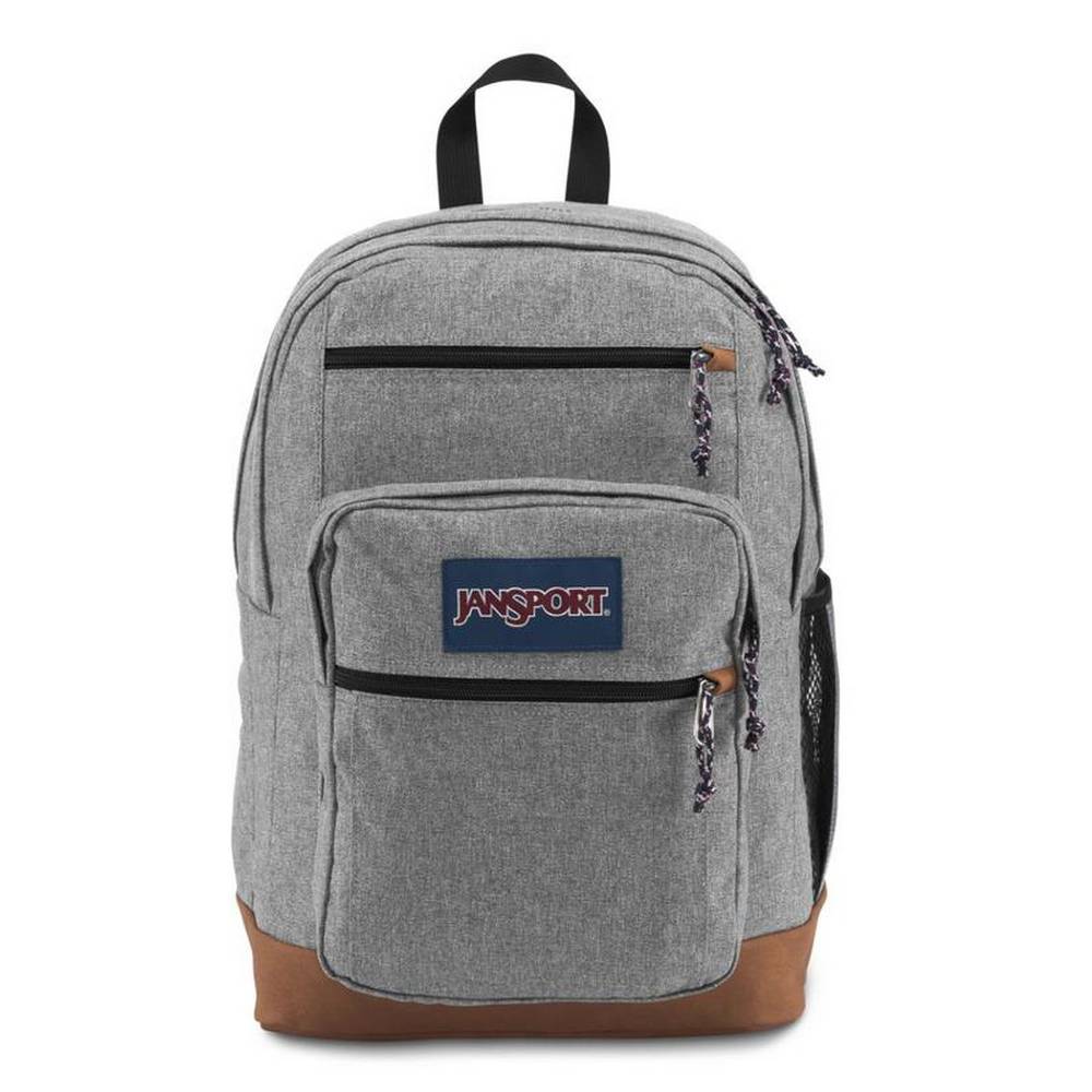JanSport Cool Student Backpack - Grey Letterman Poly