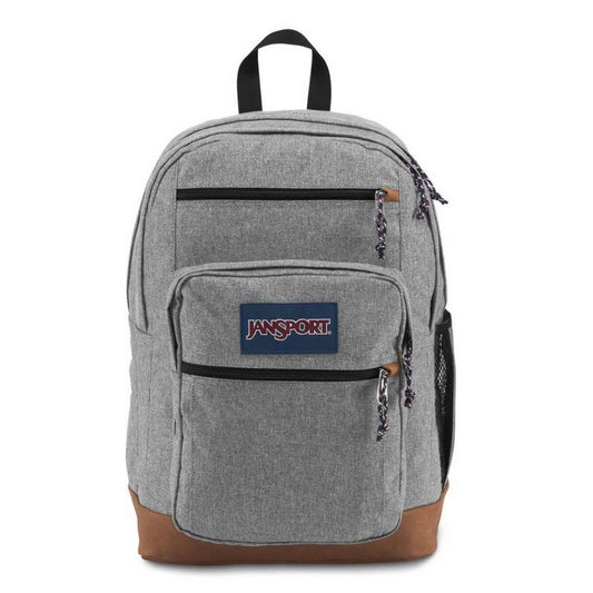 JanSport Cool Student Backpack - Grey Letterman Poly