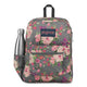 JanSport Cross Town Backpack - Grey Bouquet Print