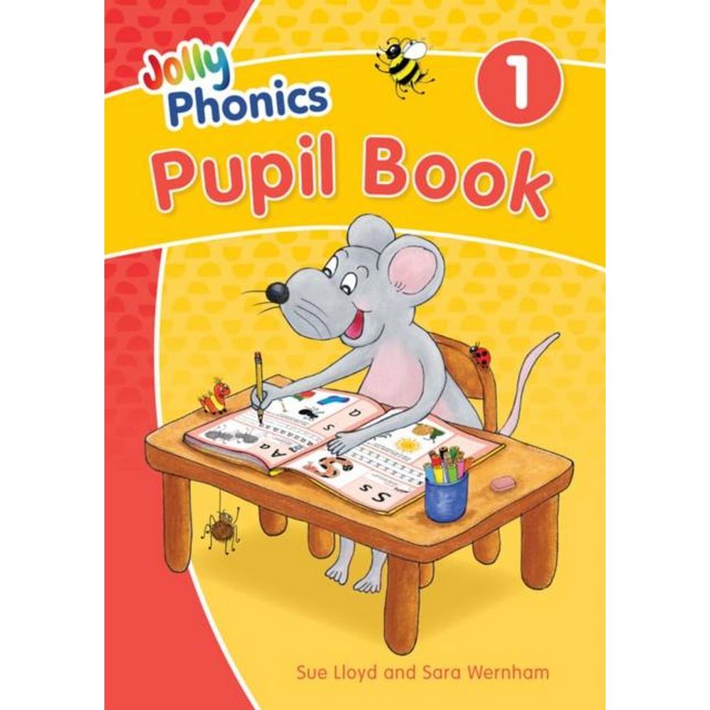 JOLLY PHONICS PUPIL BOOK 1 - IN PRECURSIVE LETTERS (COLOUR)
