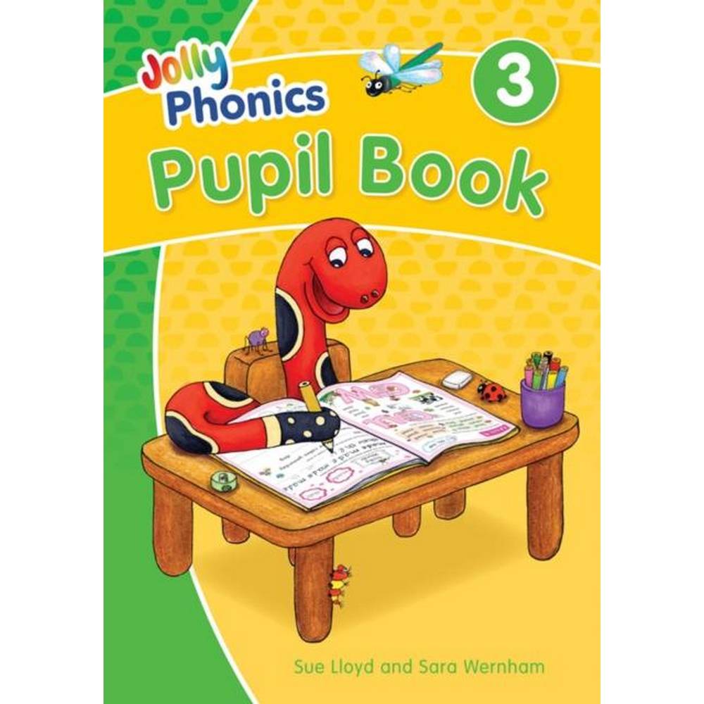 JOLLY PHONICS PUPIL BOOK 3 - IN PRECURSIVE LETTERS (COLOUR)