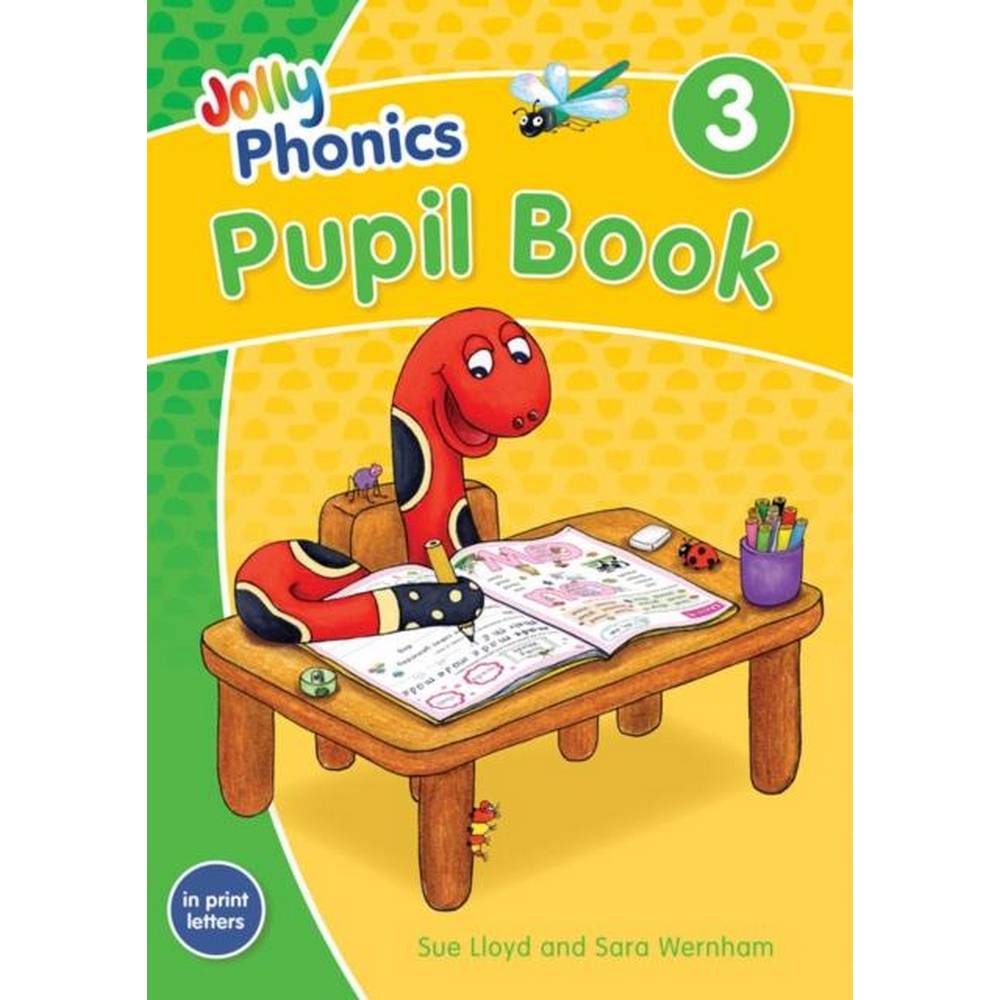 JOLLY PHONICS PUPIL BOOK 3 - IN PRINT LETTERS (COLOUR)