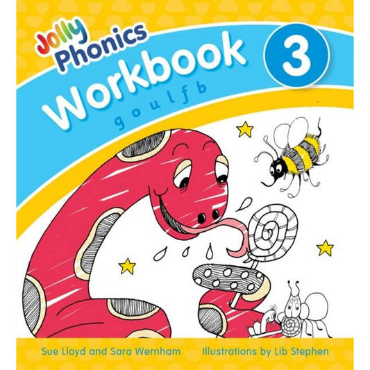 JOLLY PHONICS WORKBOOK 3 - PRE CURSIVE LETTERS
