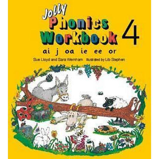 JOLLY PHONICS WORKBOOK 4 - OLD EDITION