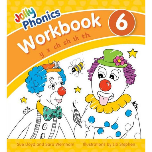 JOLLY PHONICS WORKBOOK 6 - PRE CURSIVE LETTERS