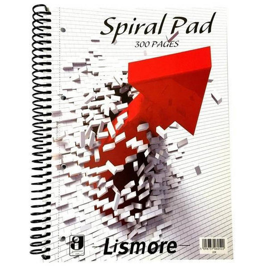 Refill Pad - A4 - 300 Page - Spiral Bound