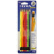 Lyra Neon HB Pencil with Eraser Top - Pack of 6