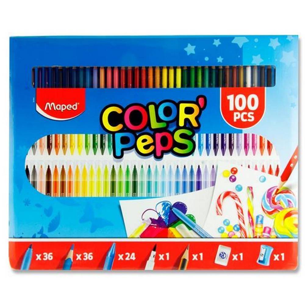 Maped Creativ 100 piece Color'peps Colouring Kit