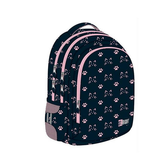 St.Right - Cats and Paws - 3 Compartment Backpack