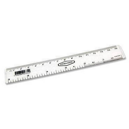 6''/15cm Clear Plastic Ruler